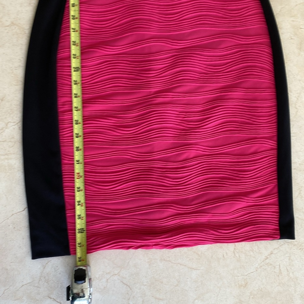 Dana Buchman Textured Dress with Gold Embellishments - Picture 11 of 13